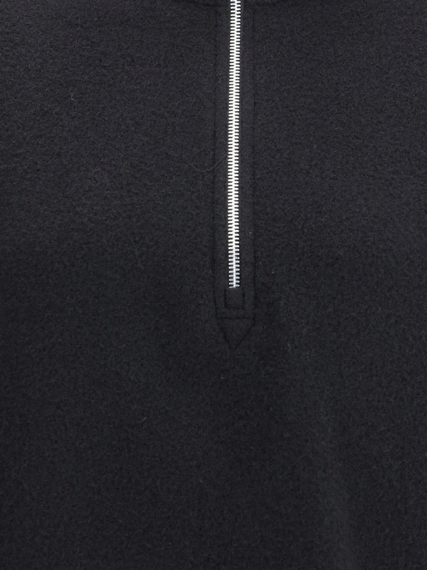 Half Zip-up Wool Knitted