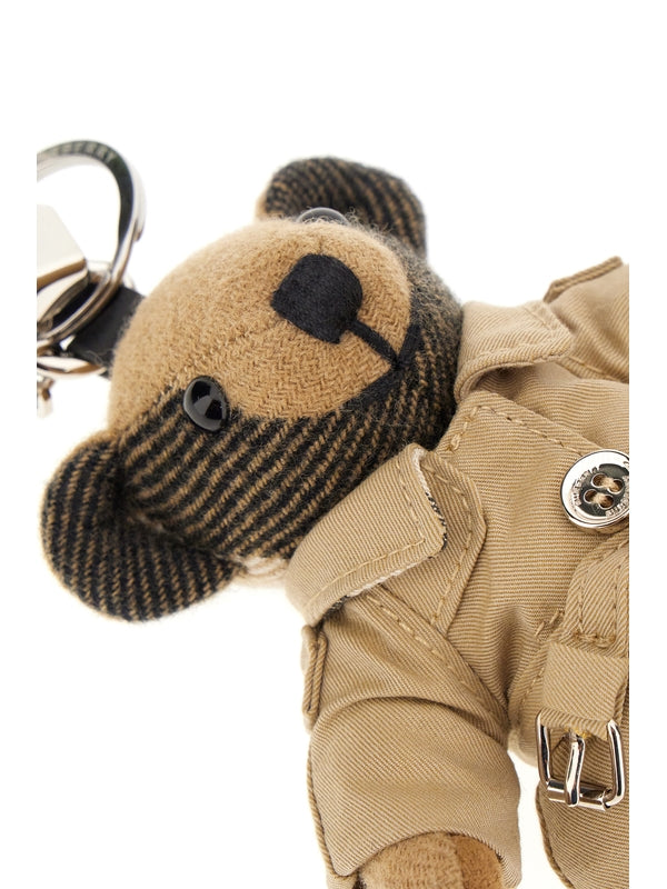 Trench Coat Bear Keyring