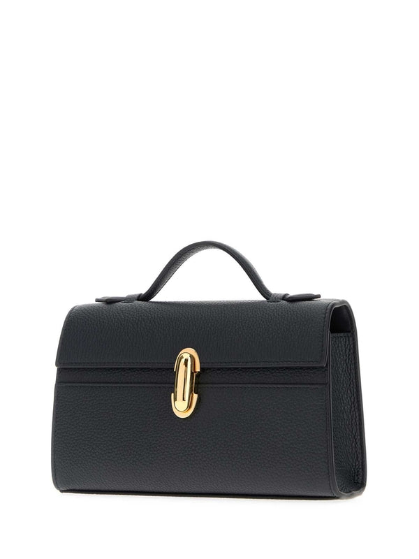 Savette Navy Tote Bags