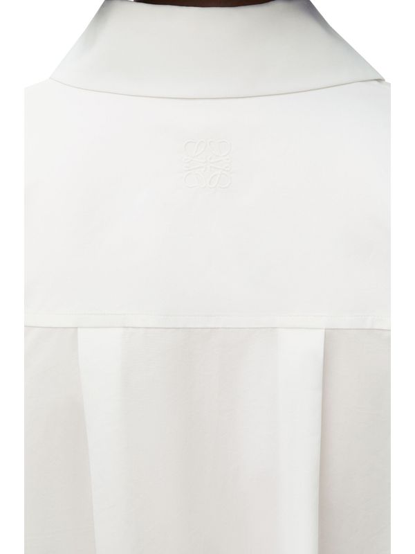 Anagram Logo Embroidered Cotton Shirt