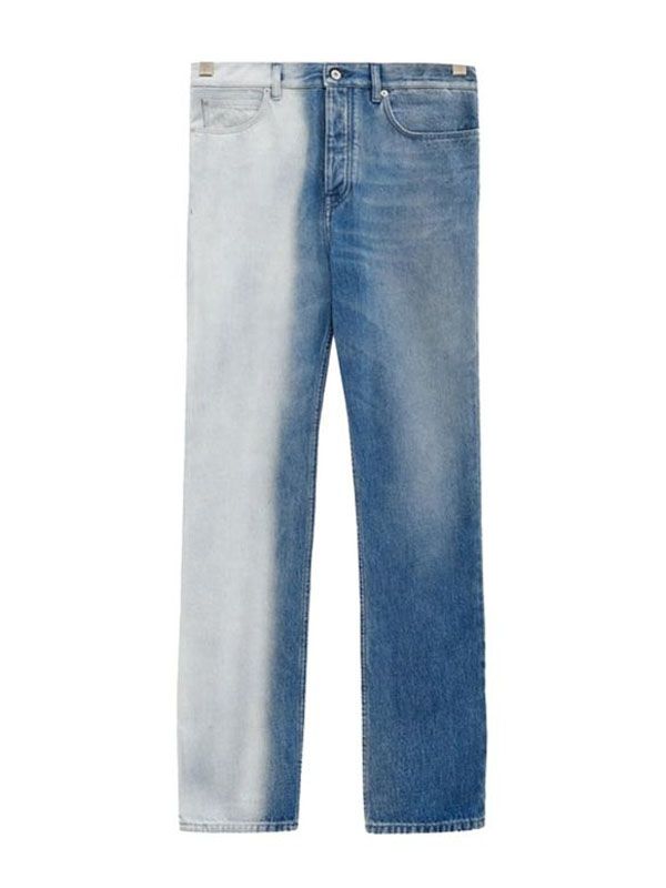 DEGRADE Washed Straight Denim Pants
