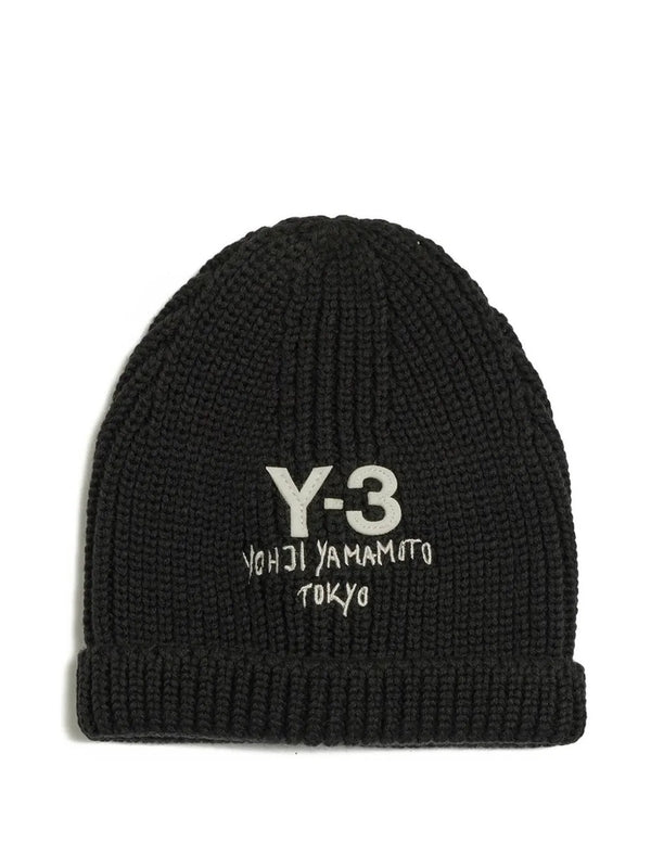 Y3 Black Beanie