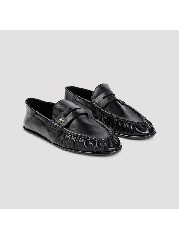 Cassandra Logo Leather Penny
  Loafers