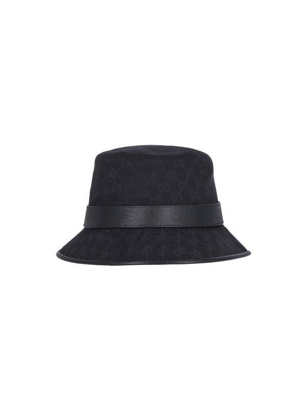 Gg Pattern Belt Bucket Hat - Jente