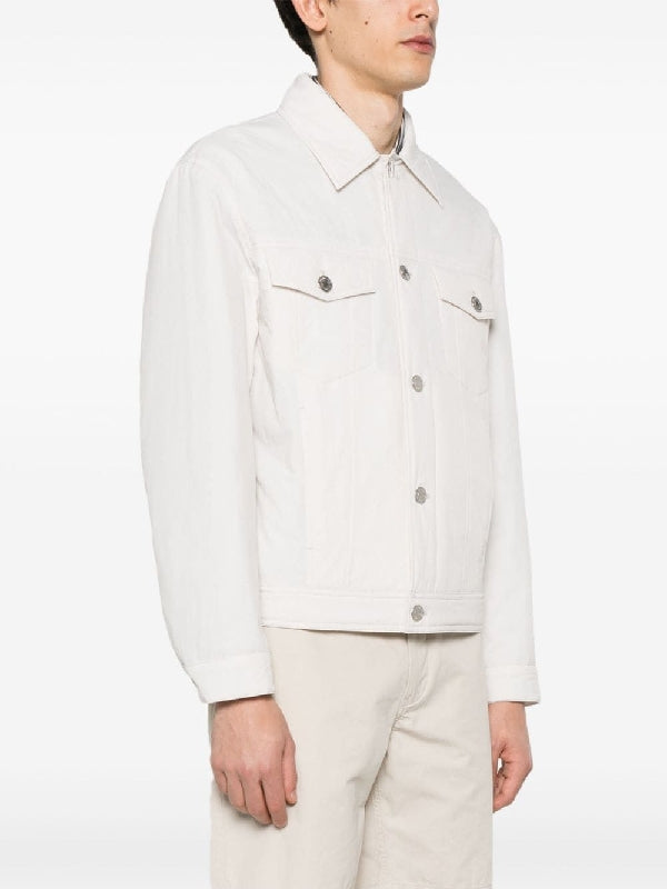 Nylon Padded Trucker Jacket