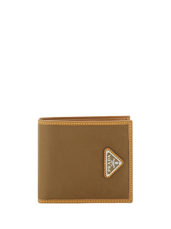 Triangular Logo Nylon Wallet