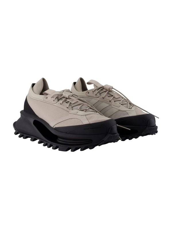 Y-3 Beige Low Top Sneakers