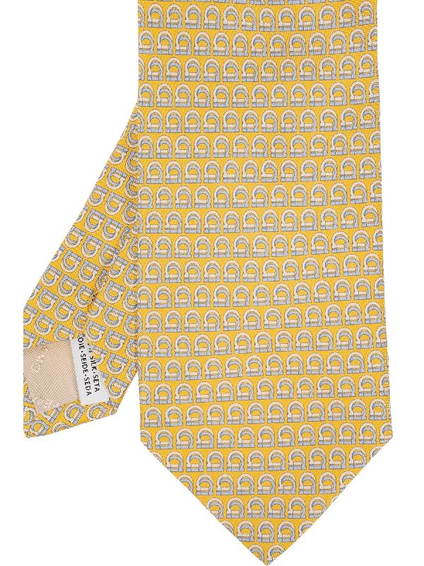 Gancini
  Pattern Printing Silk Tie