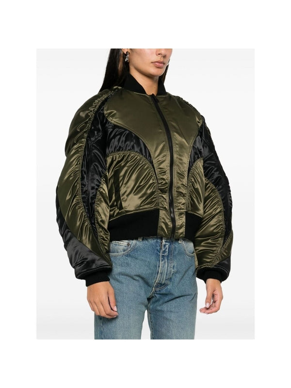 Ruffle Detail Bomber