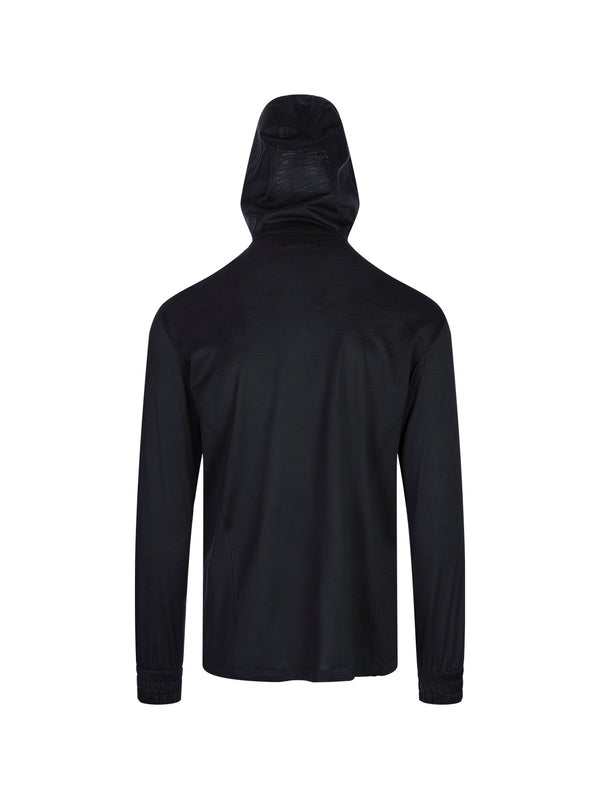 Drawstring Logo Hoodie Zip-up Jacket