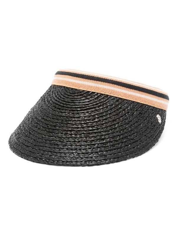 Bianca Raffia Visor Hat