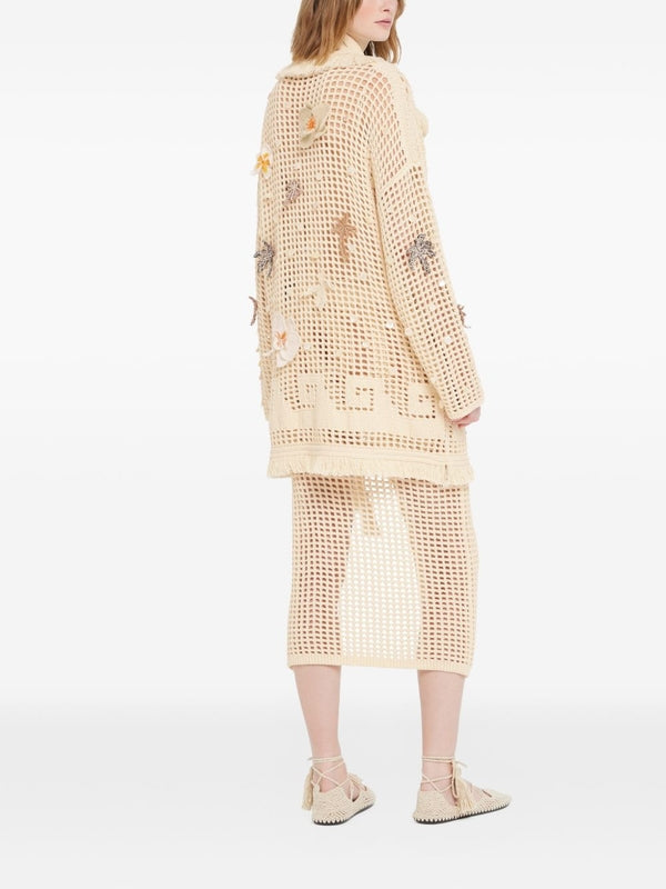 Alanui Beige Cardigan