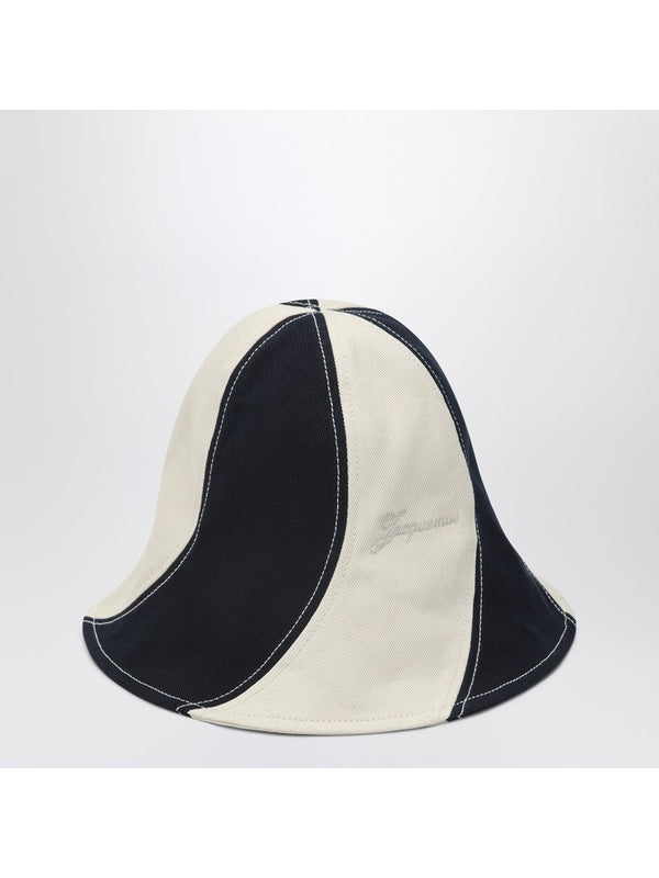 Embroidered Logo Canvas Bucket Hat