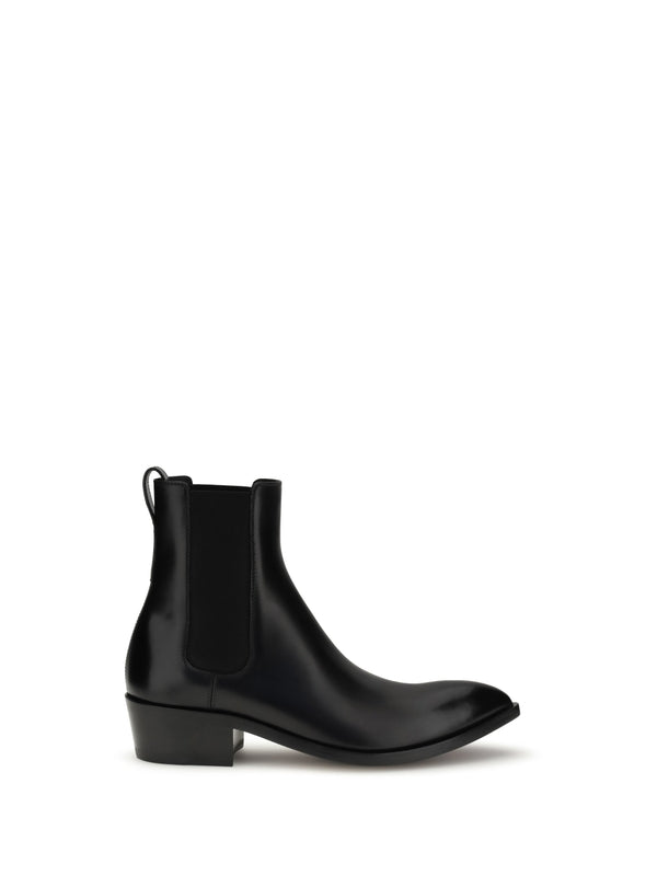 Tom Ford Black Chelsea Boots