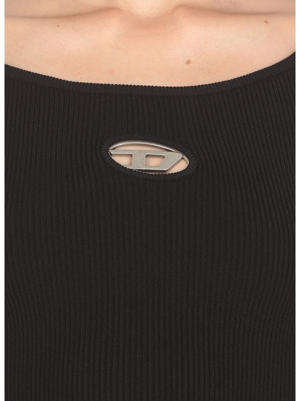 Vera Logo Crop Long Sleeve Top