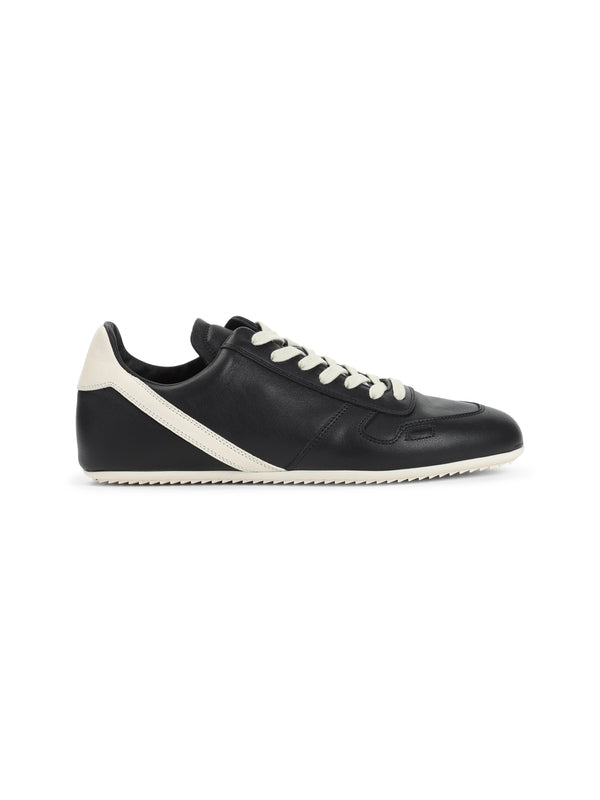 Rick Owens Black Low Top Sneakers