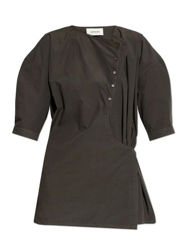 Twist-detail Cotton Shirt