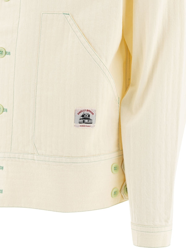 Logo Label Cotton Jacket