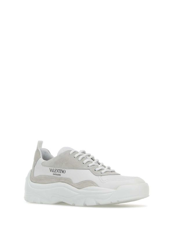 Valentino White Low Top Sneakers