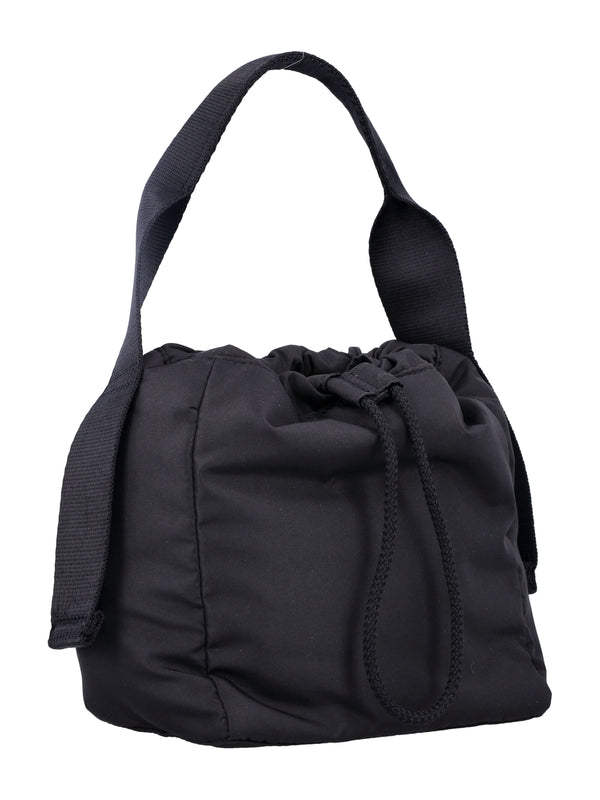 GANNI - Black Tech Bucket Bag - Jente