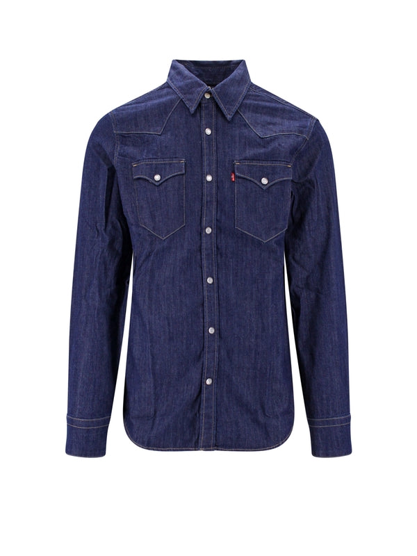 Levi'S Navy Shirts