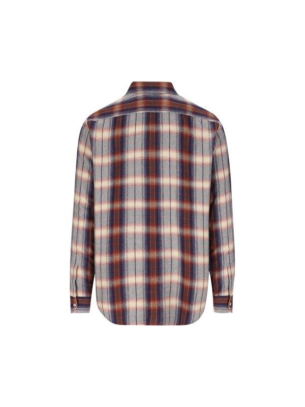 Triomphe Embroidered Pocket Check Shirt