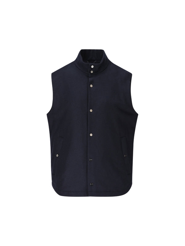 High Neck Vest Jacket