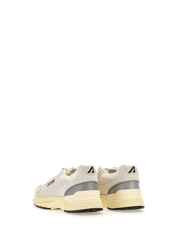 Autry Beige Low Top Sneakers