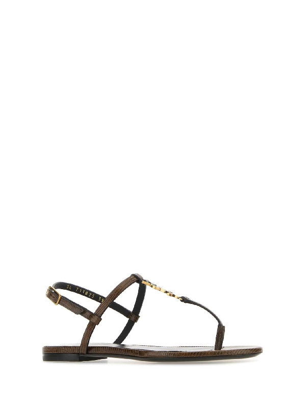 Cassandre Monogram Flip-flop Sandals