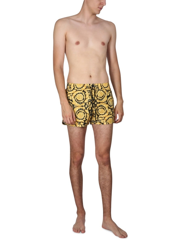 Pattern Printed Swim Shorts