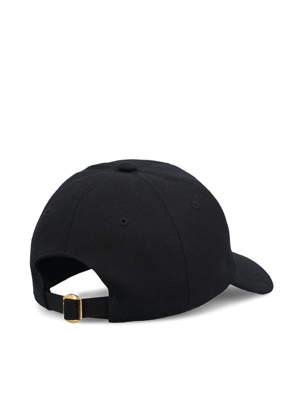 V Logo Cotton Baseball Cap