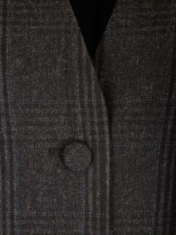 Suiting Check Pattern Vest