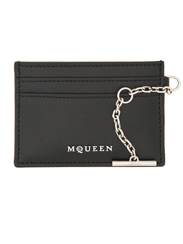 Alexander Mcqueen Black Card Holders