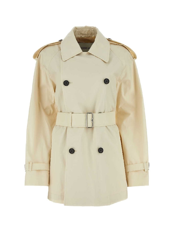 Belted Cotton Trench Coat