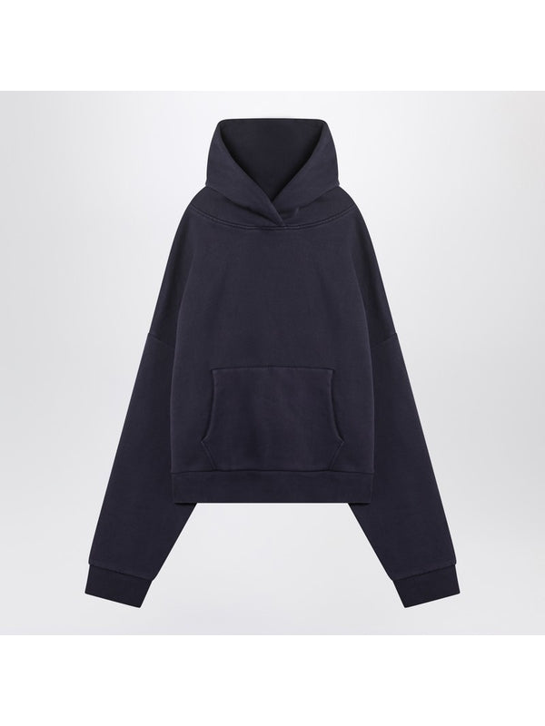 Drop Shoulder Cotton Hoodie