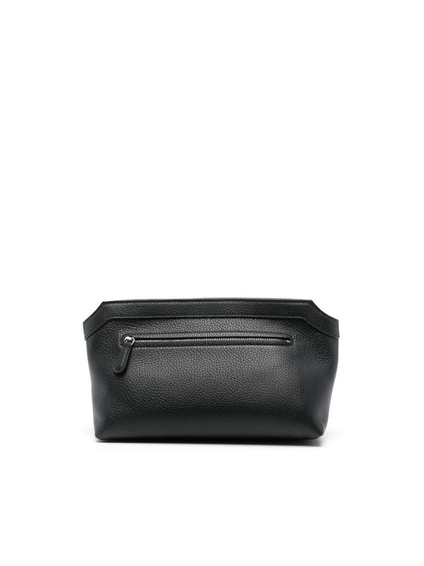 Terrasse Grain Leather Clutch
  Bag