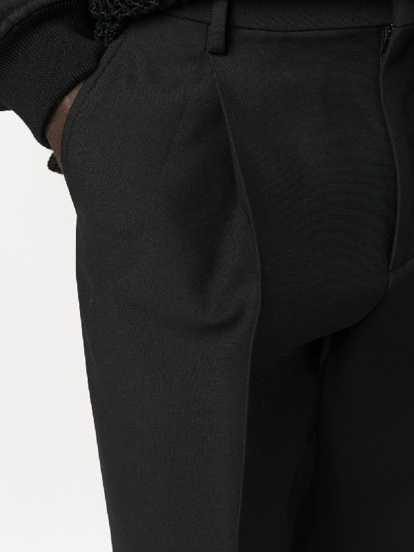 Wool Silk Tailored Pants