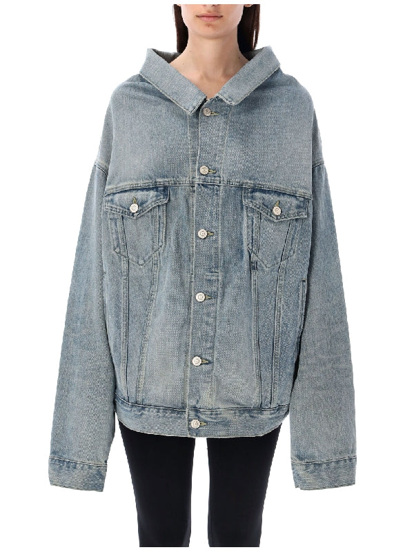 Off Shoulder Denim Jacket