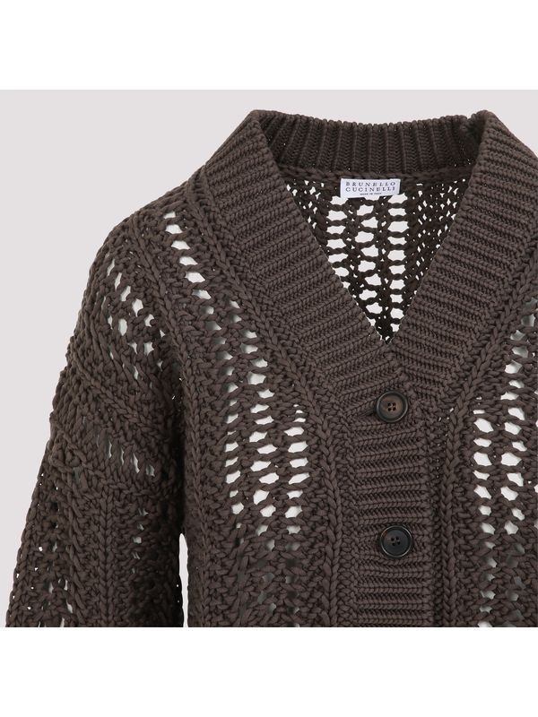 Openwork Cotton Cardigan