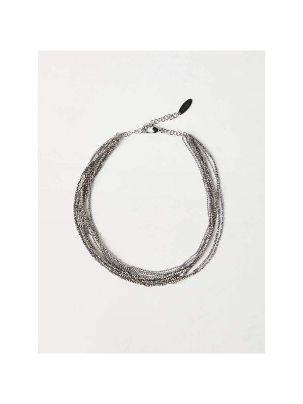 Vetro Monili Decorated Necklace