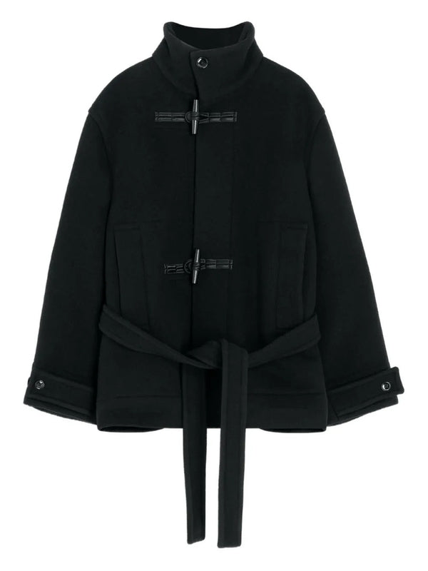 Short Black Duffle Coat
