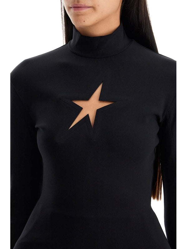 Star Cutout Long Sleeve Top