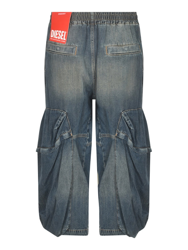 Cargo Denim Pants