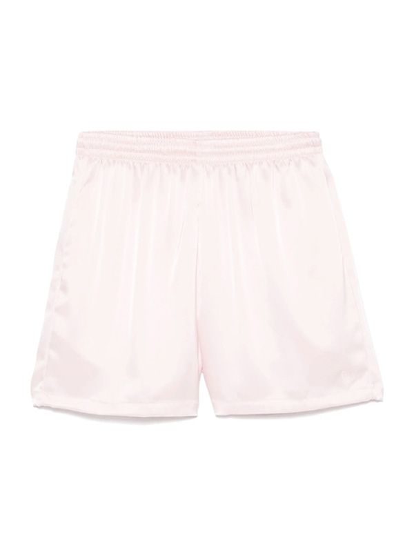 Waistband Satin Bermuda Shorts