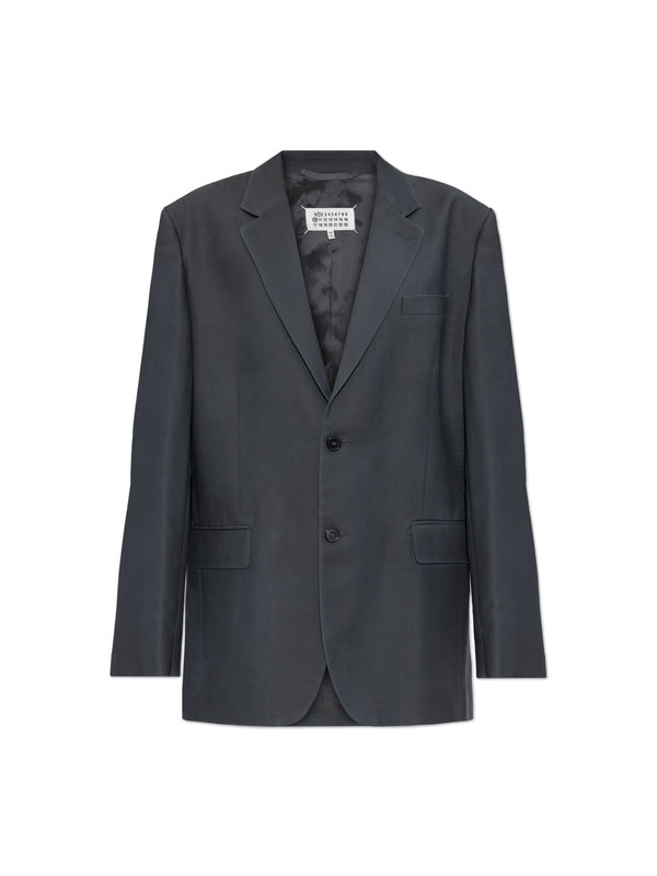 Back Stitch Mohair
  Wool Tailored Jacket