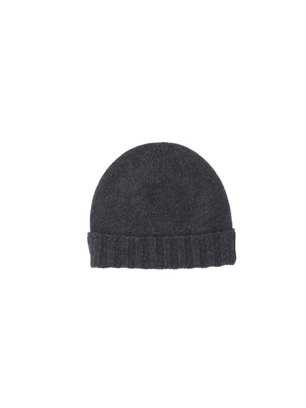 Drumohr - Ribbed Cashmere Beanie - Jente