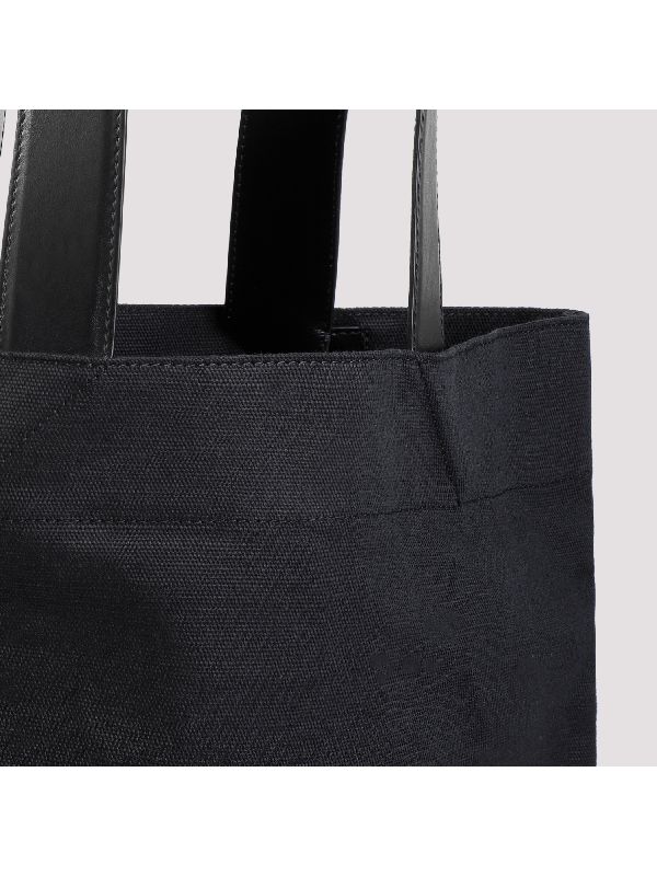 Logo Canvas Book Tote Bag