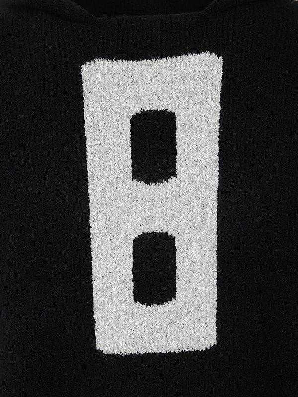 8 Jacquard Hoodie Knit