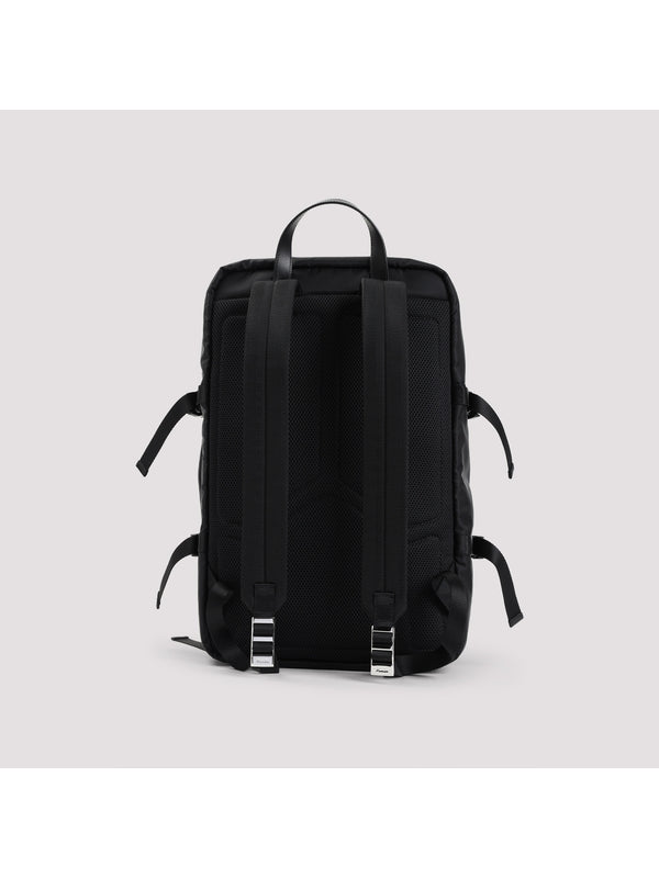 Triangle Logo Nylon Backpack