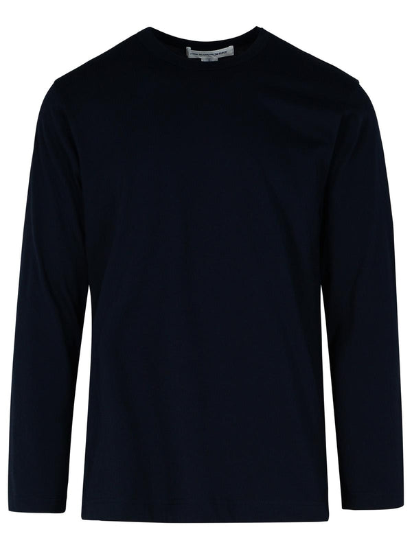 Crewneck Cotton Long Sleeve Top